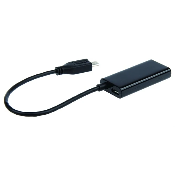Адаптер Micro USB Для HDMI GEMBIRD A-MHL-003 HD черный