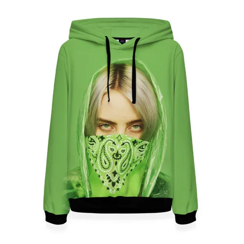 Женская толстовка 3D BILLIE EILISH | одежда