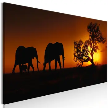 

Table Elephant Family Orange