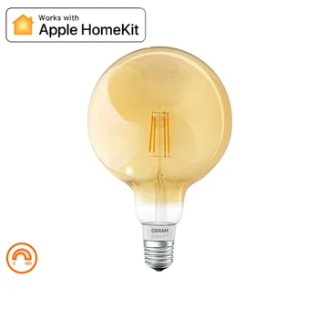 

Apple HomeKit SMART+ LED Globe form Lamp Bluetooth E27 Socket dimmable,6 W Light Bulb, Energy Class A 2X PACKS