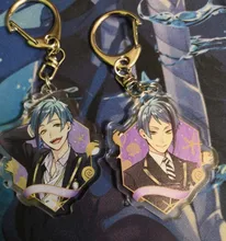 Llaveros de acrílico de doble cara, accesorios de Cosplay de Anime, el país de las Maravillas retorcido, joyería de corazones de rosa