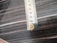 Colgantes de hojas de árbol de 17x9mm, 50 Uds., colgantes, collar, pulsera, tobillera, accesorios para fabricación de joyas, DIY