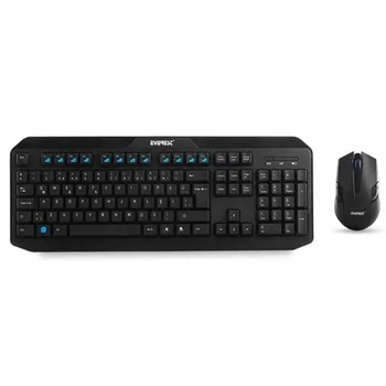 

HERSEYSTORE Everest KM-8000 Black Wireless Q Multimedia Keyboard + Mouse Set