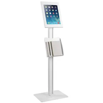

Maclean Tablet Stand Holder Floor Brochure Information Bracket Lock Compatible With 12.9" iPad Pro (Gen3) Secured Anti Theft