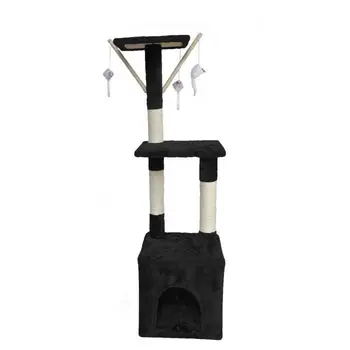

POILS & FEUMES cat Tree O'Malley-30x30x110 cm-Black