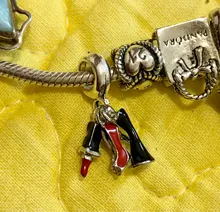 Boosbiy-colgante de cristal con cuentas chapadas en plata para mujer, pulsera con abalorios de corazón, muñeca, marca de bricolaje, 2 uds., gran oferta