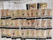 Jerry-Señuelos de Pesca tipo cuchara de latón, Micro Señuelos de Pesca de agua dulce, kit de SPINNER pequeño de peso ligero, Señuelos de Pesca de alta calidad, ganchos individuales