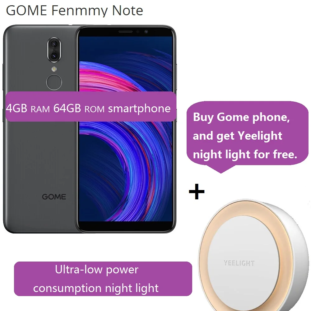  GOME Fenmmy Note 4G Smartphone 5.99