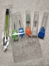 Brocas de diamante de tungsteno para uñas, brocas de fresa giratorias para manicura eléctrica uña, herramientas para uña accesorios, 1 Uds.