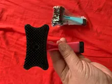 Cepillo para mascotas cepillado de pelo de plástico automático herramienta de eliminación de perro gato peine de pelo suelto para caras de mascotas boquilla de piel aseo azul, rosa, naranja