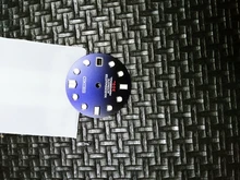 Esfera de reloj azul de 28,5mm, accesorios para reloj 7S26 0020 SKX007, novedad