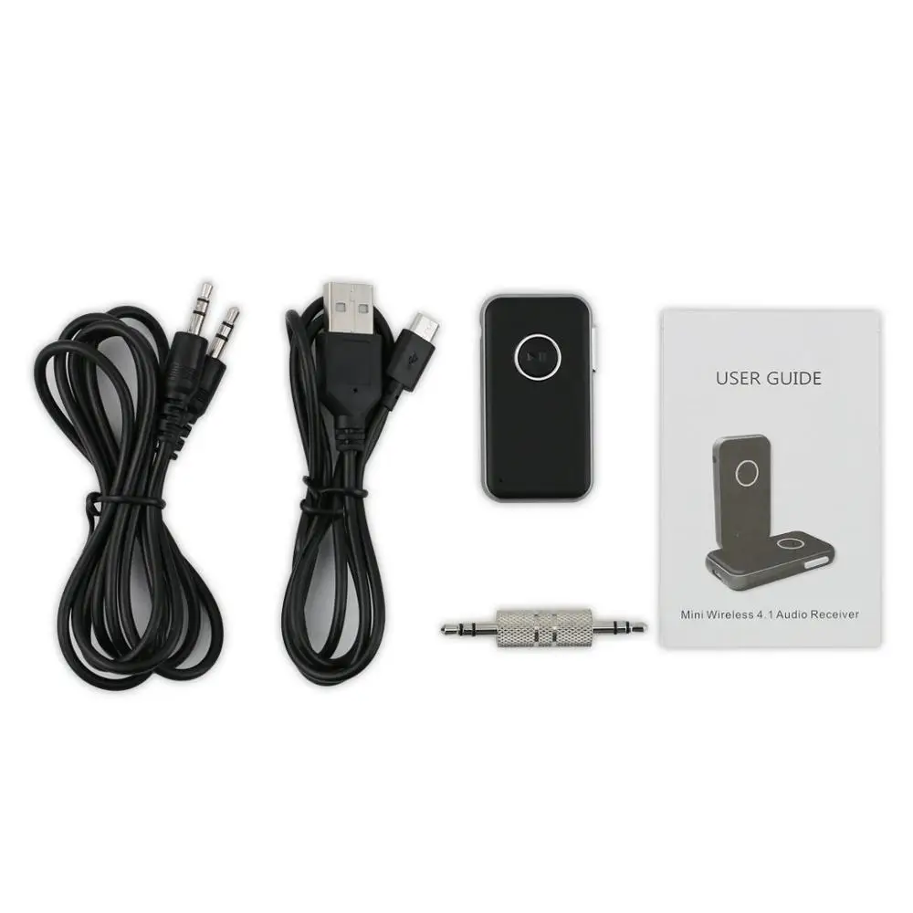 Dual Link Bluetooth 4 1 Handsfree Aux 3 5 мм автомобильный набор беспроводной музыкальный приемник