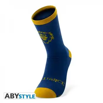 

World Of Warcraft blue and yellow alliance socks