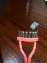 Rizador de pestañas, separador de maquillaje para pestañas, cepillo plegable de Metal, peine, rímel, rizador, herramienta cosmética de belleza