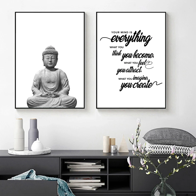 Buddha wall art prints