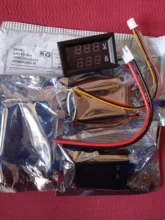 Voltmeter Led-Amp Digital High-Quality 100v 10a Blue DC Red Dual