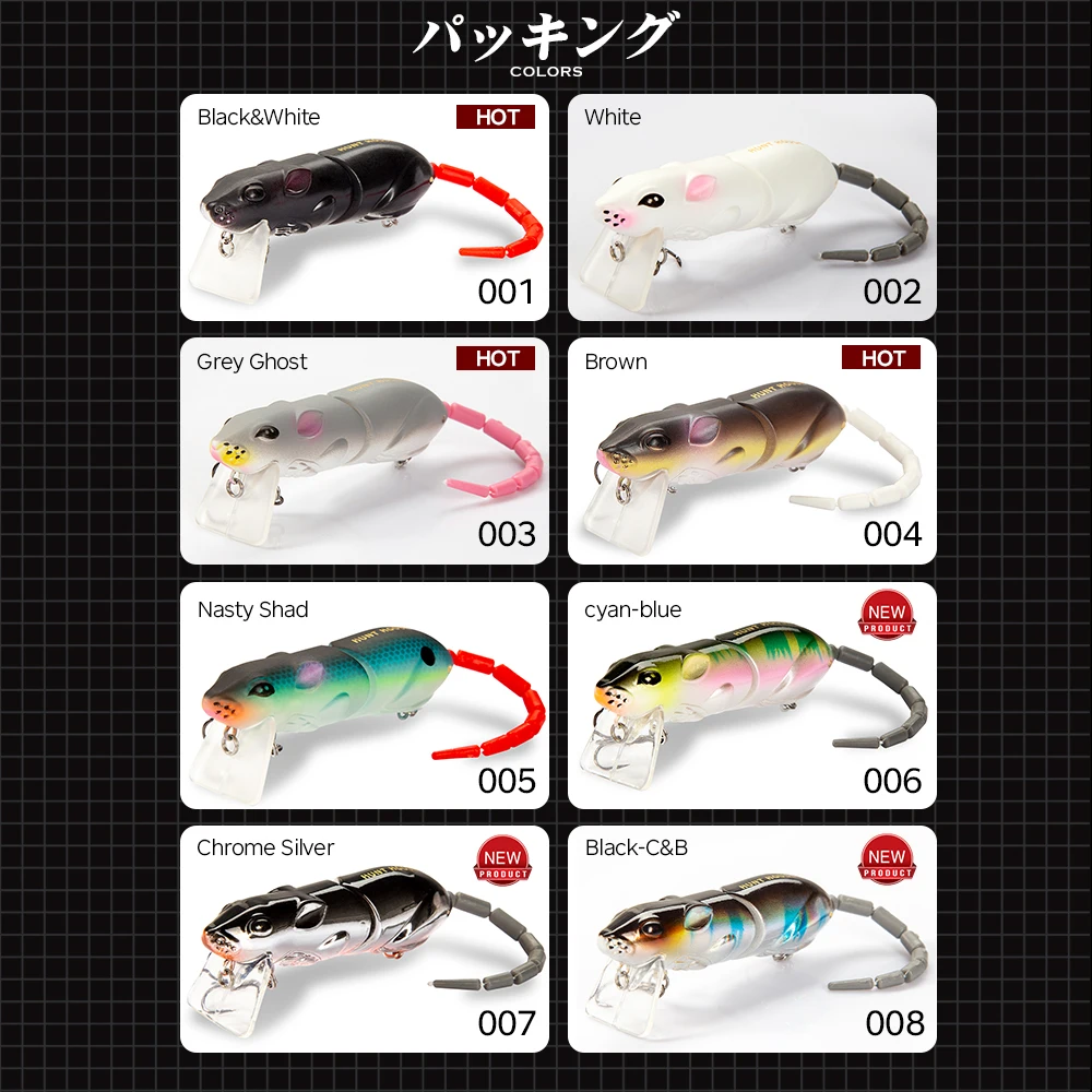 Mouse Fishing Lure Bass, Mouse Fishing Hard Bait