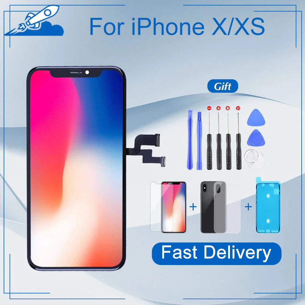 Elekworld Grade Voor Iphone X Oled Xs Max Xr Tft Met 3D Touch Digitizer