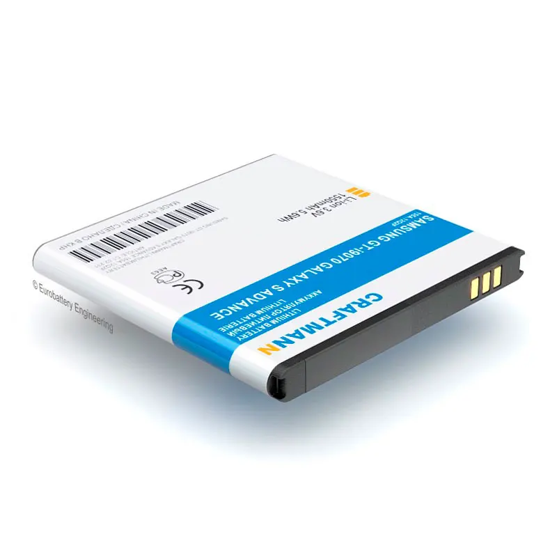 

Replacement Battery 1550mAh Samsung GT-i9070 GALAXY S ADVANCE (EB535151VU)