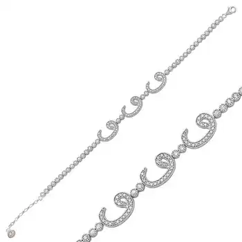 

Merve Silver Water Way Silver Woah Bracelet
