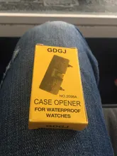 Llave para Mesa de dos garras, cubierta trasera de reloj, herramienta de apertura, removedor Rectangular ajustable, Kit de reparación de reloj, ajustador de calibre de 52mm