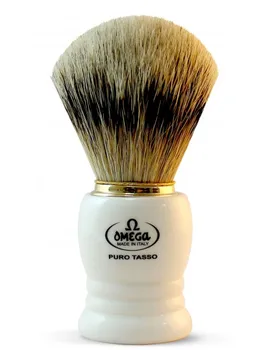 

Omega Silvertip Shaving Brush Ivory Handle
