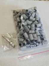 Juego de bandas de lijado de cebra para manicura y pedicura, máquina pulidora eléctrica, removedor de uñas, 1 Juego, #180 #240