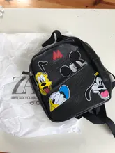 Disney Mickey Minnie ratón de dibujos animados de los niños bolsa de niño niñas Mickey Mouse Donald estampado de pato mochila de peluche de los niños las niñas bolsa