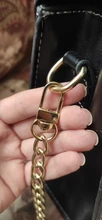 Piezas para mochilas accesorios bolsas cadenas de oro Hardware de cinturón bolso accesorio de aleación de Metal cadena de la bolsa correa para las mujeres bolsas correas