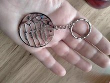 Auxauxme personalizada Birthstone árbol de llaveros de la vida de acero inoxidable miembro de la familia llavero de árbol regalos de cumpleaños para mamá y papá