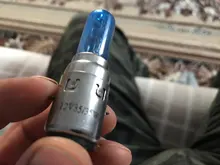 Luz delantera halógena de xenón para motocicleta, luz blanca, 12V, 35W, BA20D, 1 Uds.