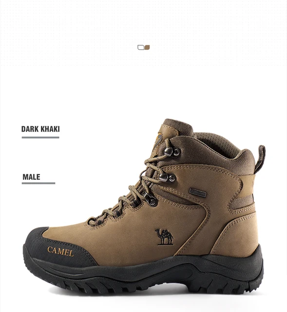 GOLDEN CAMEL Waterproof Hiking Shoes Outdoor High-top Tactical Military Boots Anti-Slip Male Sneakers Trekking Shoes For Men 4