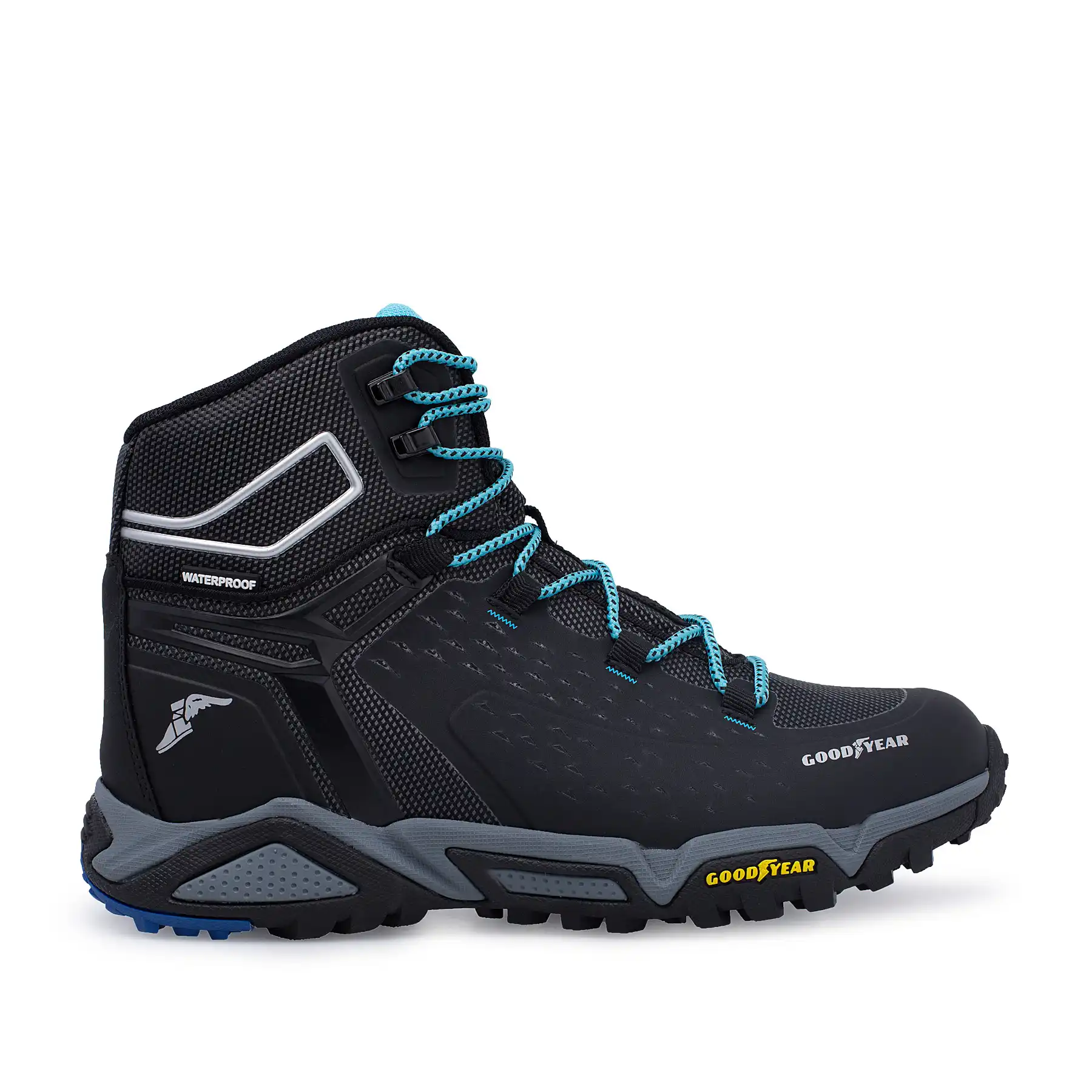 botas de couro impermeável masculina