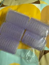 6 uds., Color aleatorio Rodillos de pelo con autoagarre grande, rizadores de peluquería profesionales, herramientas de estilismo de cabello para salón de belleza, varios tamaños