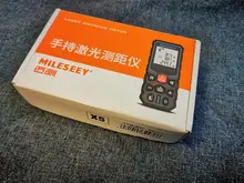 MiLESEEY-Medidor digital de distancia láser, telémetro eléctrico láser con precisión de +-2mm, modelo X6,S5E