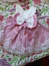 Vestido de bautismo blanco para niñas, ropa de cumpleaños de princesa para recién nacidos, vestido de baile de bautizo de flores para niñas pequeñas, vestidos infantiles para niñas de 12 a 24 meses