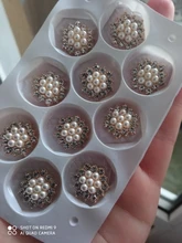 Lote de 10 unidades de diamantes de imitación y perlas brillantes, adornos para joyas, vacaciones, productos creativos hechos a mano, accesorios al por mayor