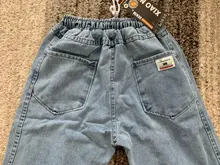 Pantalones de moda coreana para hombre, mallas holgadas de color claro, corsé de Ropa de Trabajo informal, jeans de Harlem, marca de moda 2020