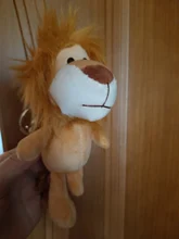 Llaveros de peluche de 12cm para niños, llaveros con colgante pequeño de animales de peluche, león, elefante, Tigre, bosque, regalos de cumpleaños y Navidad