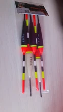 FTK Barguzinsky abeto de luz en la oscuridad 5 unids/lote pesca Float longitud 19-23cm flotador peso 2g-g 6 para la pesca de la carpa