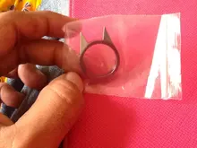 Anillo de defensa personal portátil, armas de dedo, Protector de anillos Punk de rotura de cristal de emergencia para exteriores