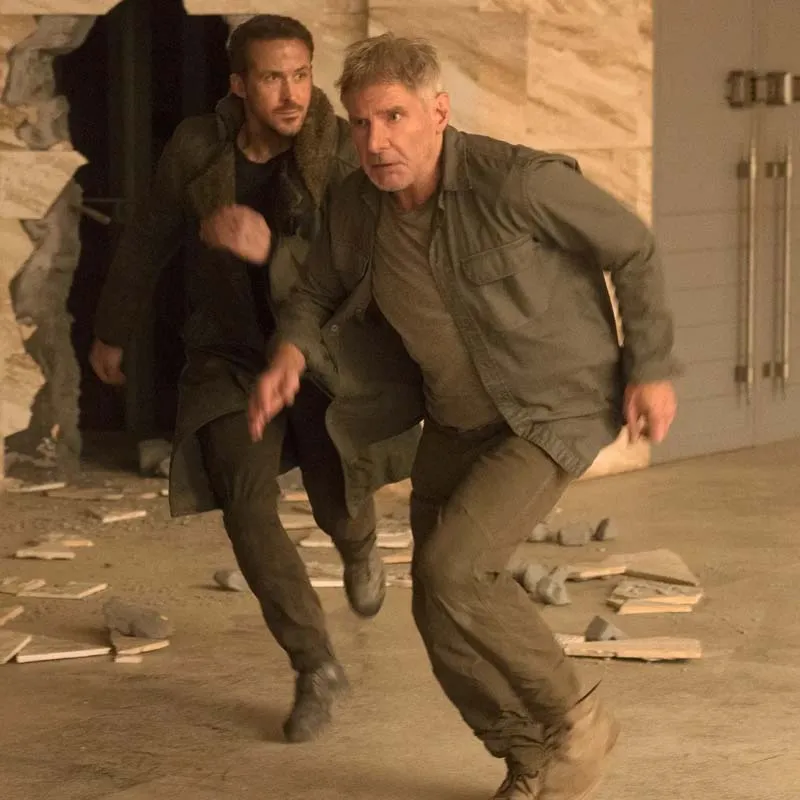 Blade Runner 2049 Harrison Ford Cotton Shirt Vintage Cargo Army Green Long Sleeve Casual Top Men soundtrack hans zimmer blade runner 2049 2cd