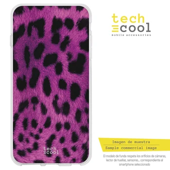 

FunnyTech®Stand case for Motorola Moto Silicone G5S L Texture pink leopard