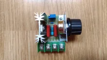 Regulador de voltaje oscurecimiento AC 220V 2000W SCR, controlador de velocidad del Motor, termostato, módulo regulador de voltaje electrónico
