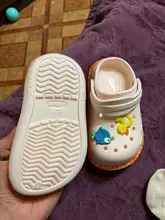 Zapatillas tipo zuecos de verano para niños pequeños, calzado de playa para interiores con diseño de dibujos animados, suave y transpirable, zapatilla para niños pequeños