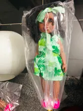 1 Uds. 35cm varios estilos negro africano bebé explosión cabeza cubierta negra juguete para bebé