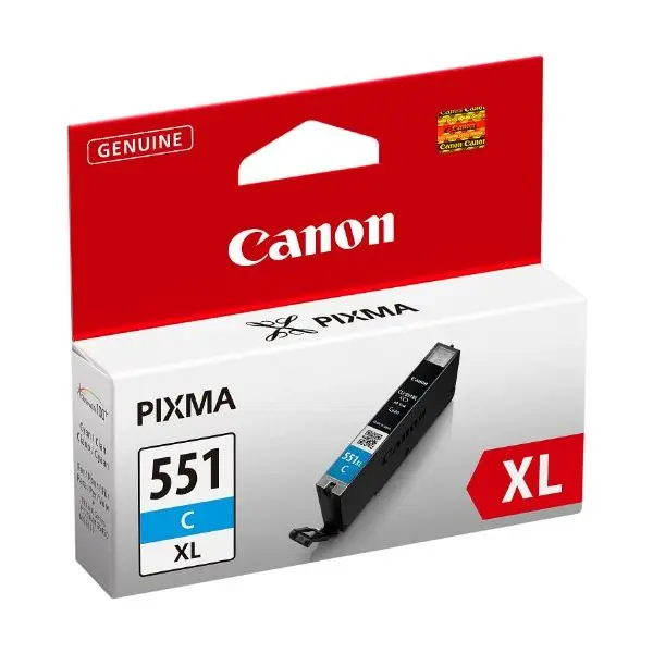 Чернильный картридж Canon CLI-551C XL IP7250/MG5450 голубой