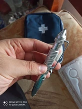 Herramienta de defensa Personal de alta calidad, bolígrafo táctico de autodefensa, multiusos, de aluminio, antideslizante, portátil, para exteriores, EDC