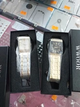 WWOOR-Reloj de pulsera de cuarzo para hombre, cronógrafo Masculino de color dorado y negro, resistente al agua, informal, cuadrado, a la moda, envío directo