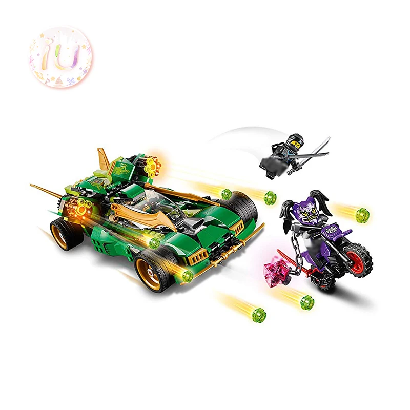 Legoings 70641 серии ниндзя модель ночного гусеничного автомобиля строительные DIY